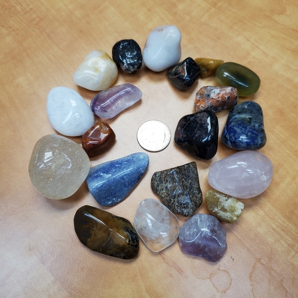 1 lb Gem Stone Lot #13 - 16oz of tumbled stones - Picture 2 of 5